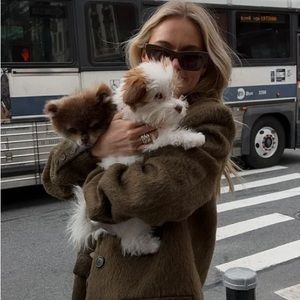 CLAIRE ROSE X NA-KD brushed wool oversized blazer